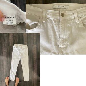 J Brand White Jeans